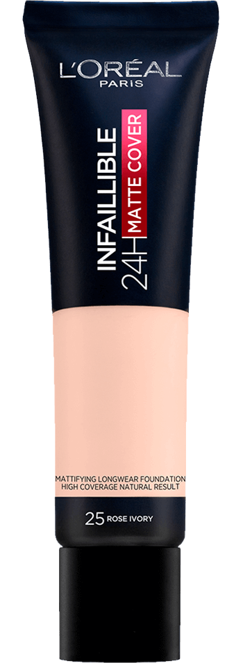 3600523784394 Infaillible 24 Hr Matte Cover Foundation 25 Rose Ivory